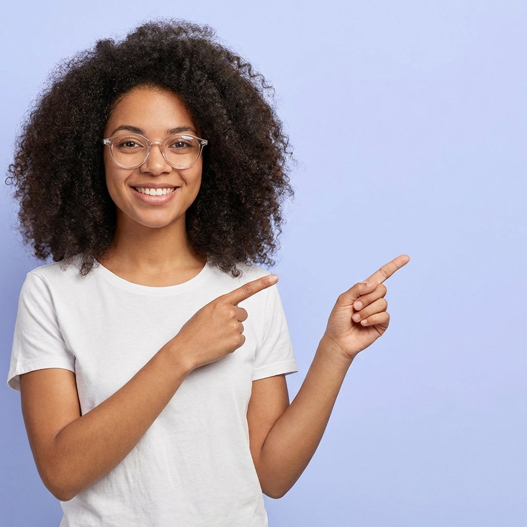 Student pointing